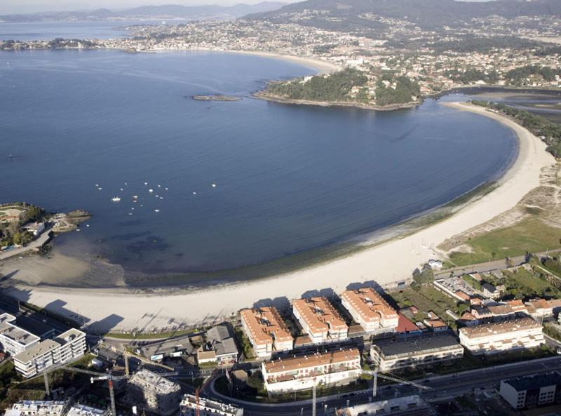 Vivienda Con Terraza En Playas De Baiona Daire Dış mekan fotoğraf